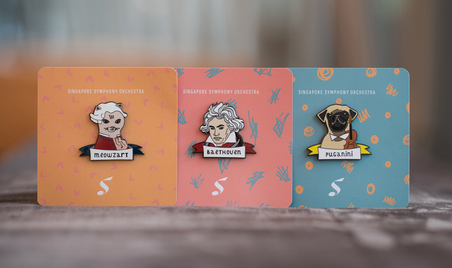 Baethoven - Composer Pin