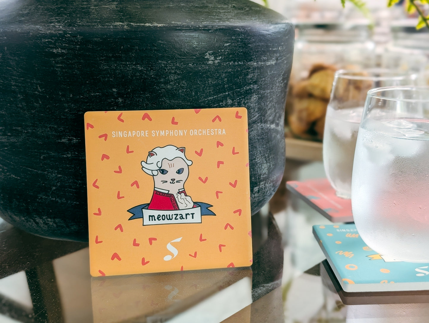 Coaster Meowzart