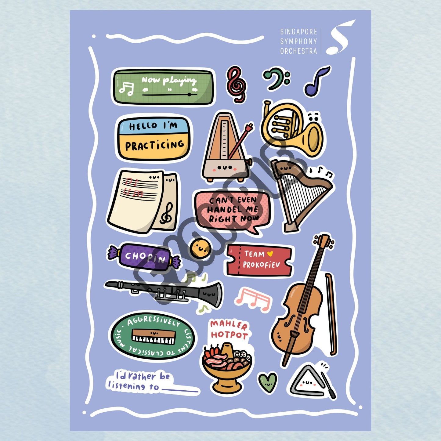 SSO Sticker Sheet (Purple)