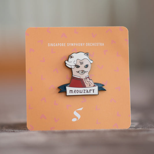 Meowzart - Composer Pin
