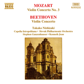 Mozart Violin Concerto 3, Beethoven Violin Concerto - Takako Nishizaki